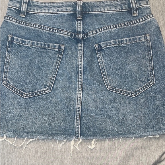 Free People size 26 Denim Blue Women's Skirt - Picture 6 of 11